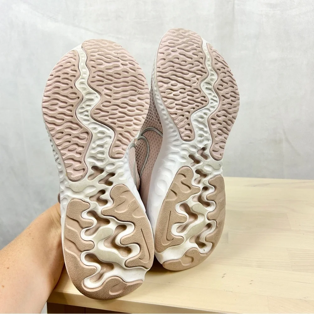 NIKE Renew Pink Running Shoes Size 6 Lace Up Gym Athleisure Comfort Lightweight - Picture 6 of 8